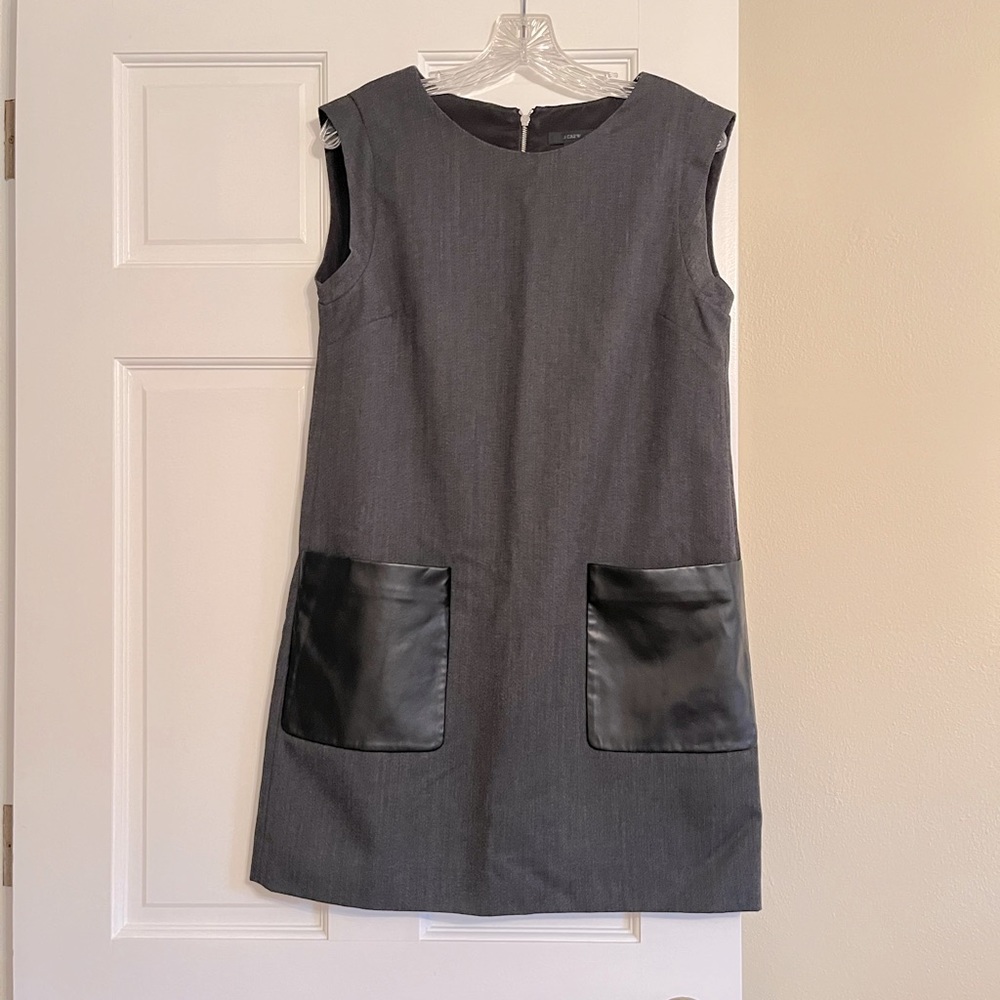 Vintage J Crew Jumper with Pleather Pockets